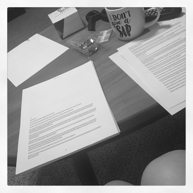 A day in the life (writing edition) 